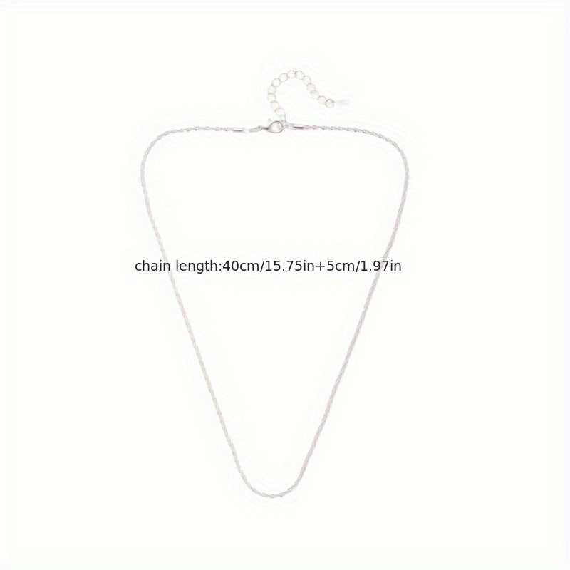 18K Gold Plated Shiny Chain Stars Shining Naked Chain Necklace